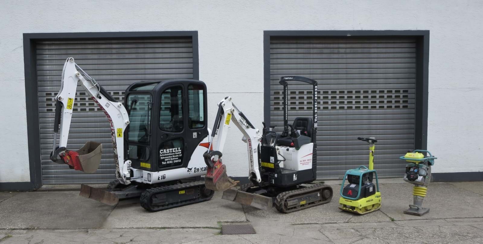 Baumaschinen-Verleih