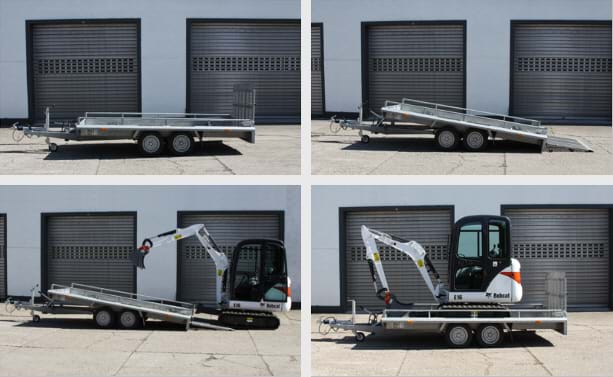 Baumaschinen-Transporter mit einem zulässigen Gesamtgewicht von 2700 kg / Hapert 2700 Multi
